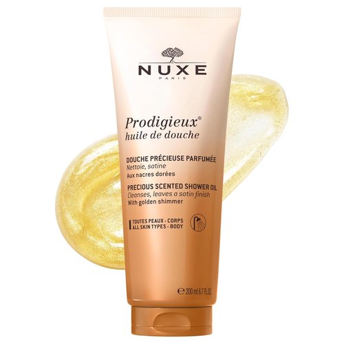 Nuxe Prodigieux Body Wash - Moisturizing Vegan Cleanser with Sweet Almond Oil | 6.7 Fl Oz