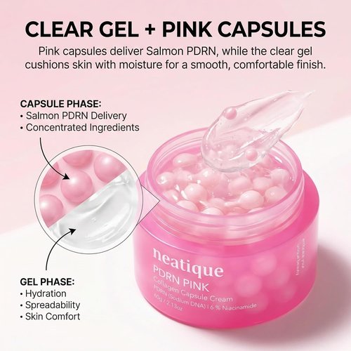 PDRN Capsule Cream - Firming & Hydrating Face Moisturizer with Salmon DNA Collagen | 2.13 oz