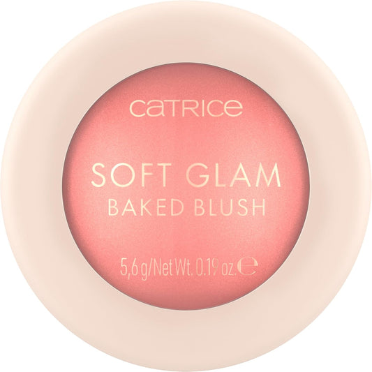 Catrice Soft Glam Baked Blush - Luminous, Lightweight Powder for Buildable Color | Vegan (010 | On Cloud Pink)