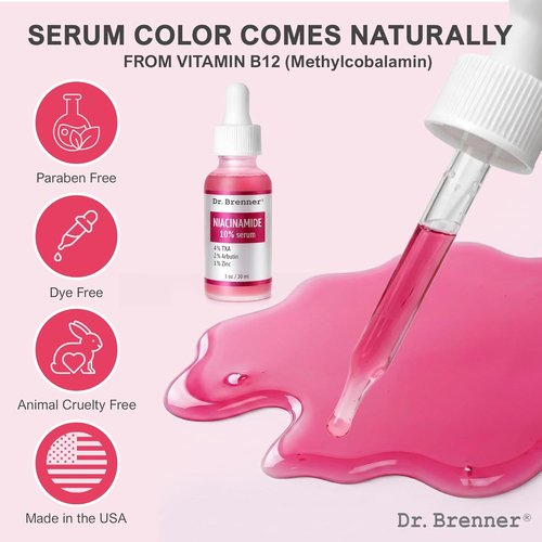 Regine Switzerland Niacinamide Serum 10% - Dark Spot Corrector with TXA, Zinc & Arbutin for Bright, Even Skin