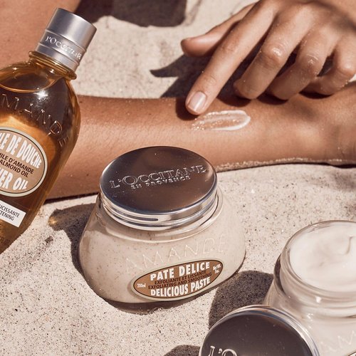 L'OCCITANE Almond Delicious Paste Body Scrub - Exfoliating & Smoothing 7.40 fl oz