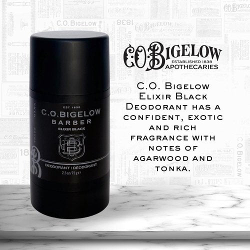 C.O. Bigelow Musk & Vanilla Scented Aluminum-Free Deodorant for Men - 2.5oz Gel Stick