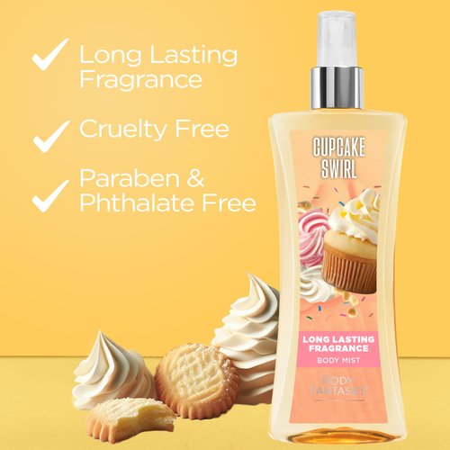 Body Fantasies Signature Fragrance Body Spray, Cupcake Swirl, 8 fl oz