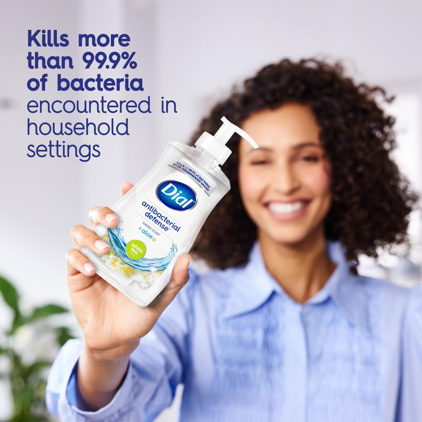 Dial Antibacterial Liquid Hand Soap, Spring Water, 11 fl oz (Pack of 4)