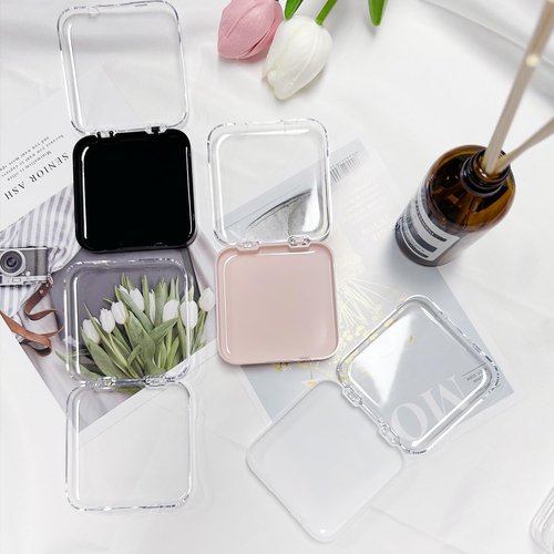 12pcs Press on Nail Storage Box with 60 Pcs Adhesive Double Sided Tape Clear Acrylic Nail Display Box Artificial False Nail Box Organizer Fake Nail Case Transparent Nail Packaging Boxes for Nail Salon