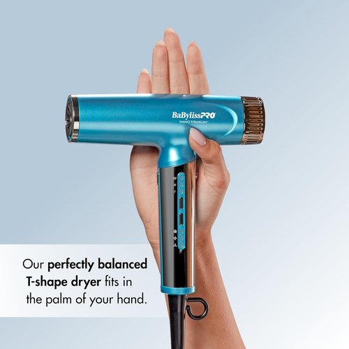 BabylissPRO® Nano Titanium™ Ionic Hair Dryer - Lightweight & Professional - Purple Finish