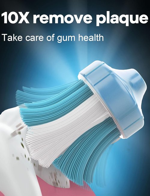 Philips Sonicare Replacement Toothbrush Heads - Compatible with ProtectiveClean C3/G3/W3/C2 - 8 Pack, White