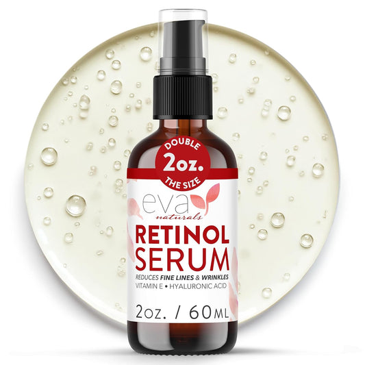 Skiennix Retinol Serum for Face - Lightweight Night Serum with Hyaluronic Acid for Radiant Skin - 2 oz