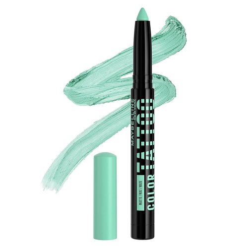MAYBELLINE Color Tattoo Eye Shadow Stix - Longwear Multi-Use Makeup in Light Teal Matte