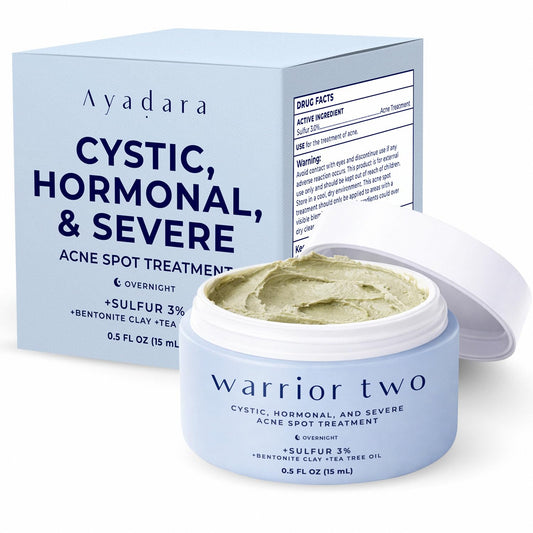 Skiennix Cystic Acne Spot Cream - Overnight Treatment for Hormonal Acne-Prone Skin | 120 Uses