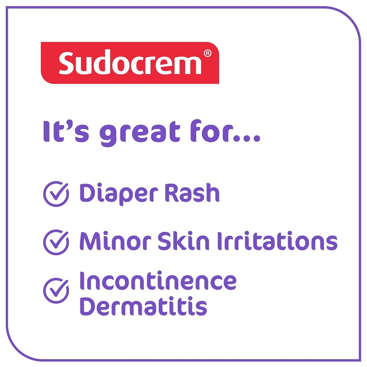 Sudocrem Diaper Rash Cream - Triple Action Soothing & Protective Paste with 15.29% Zinc Oxide | 14oz (400g)