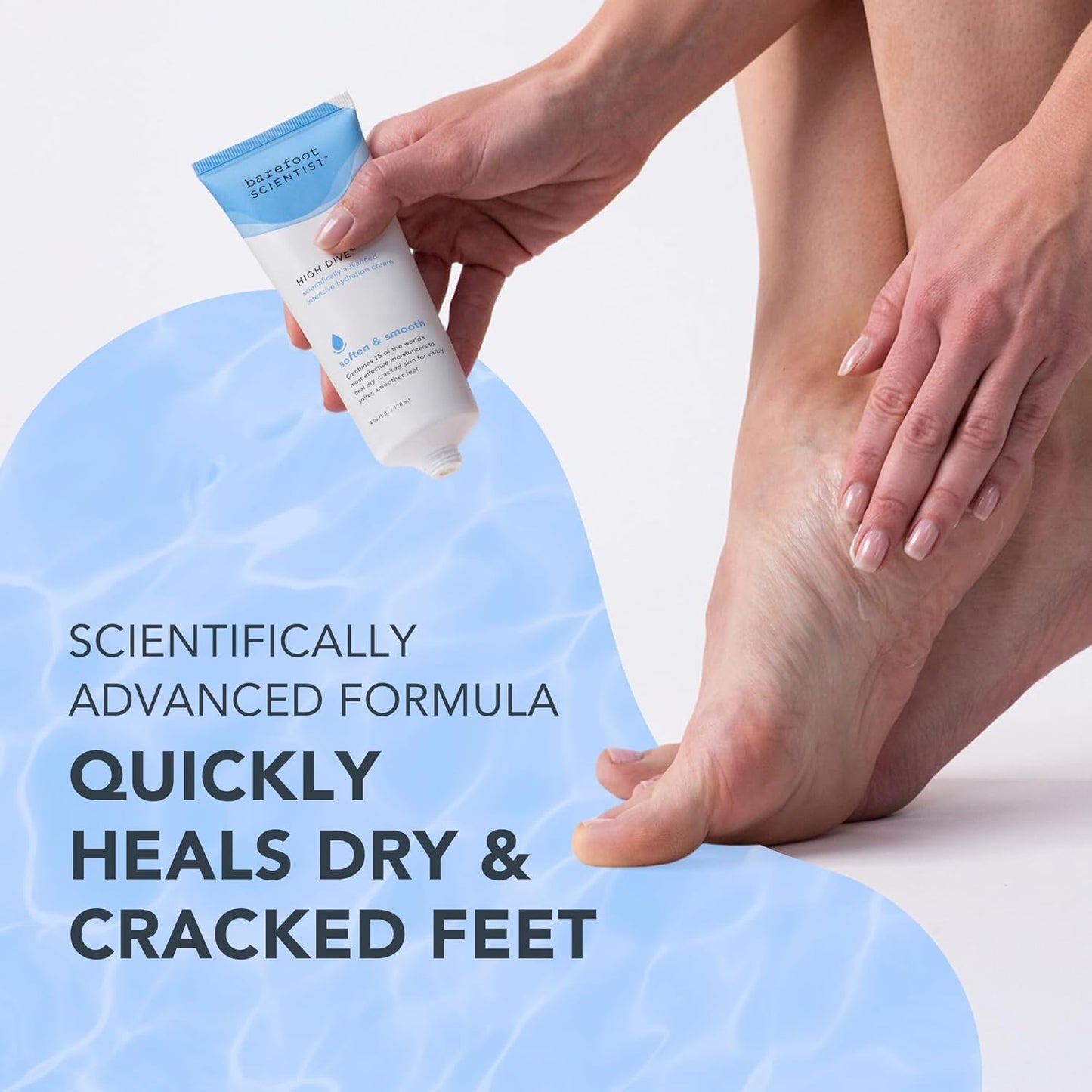 Barefoot Scientist High Dive Foot Therapy Cream - Intensive Hydration for Dry Feet & Cracked Heels