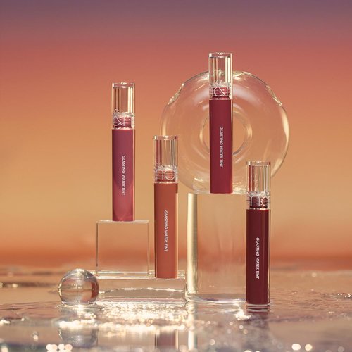 rom&nd Glasting Water Tint 14 Mauve Moon - Long-Lasting Hydrating Lip Stain | Non-Sticky Glossy Finish