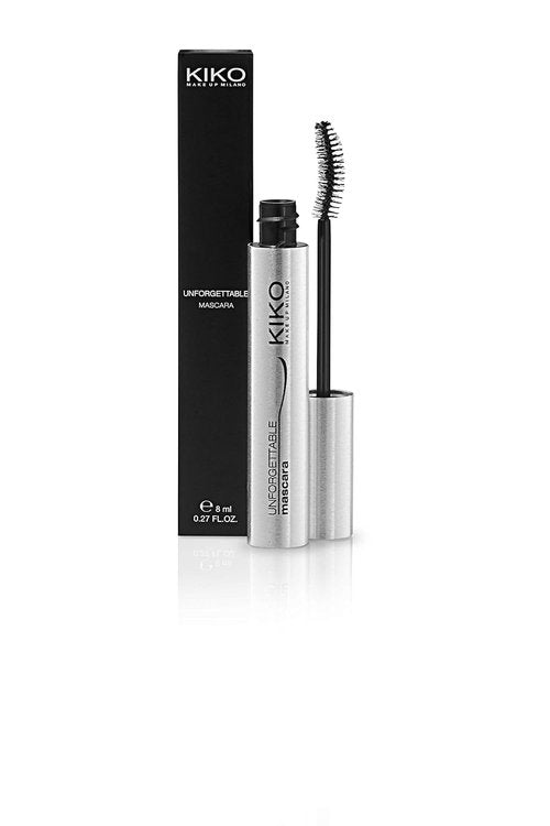 KIKO Milano Unforgettable Volume & Curl Mascara - Long-Lasting Curling With Anatomical Brush