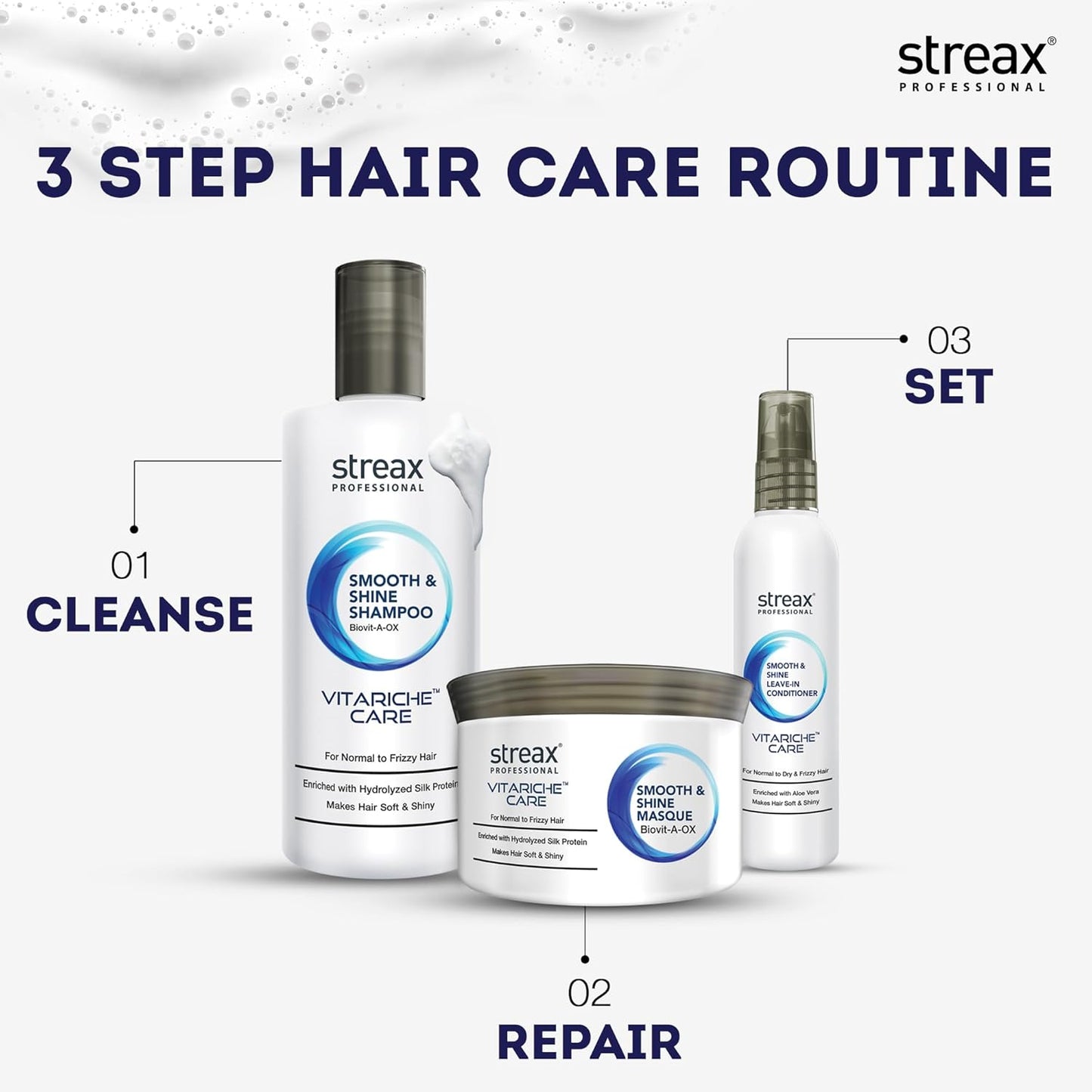Streax Pro Leave-In Conditioner - Nourishing Formula for Soft, Manageable Hair | 100ml