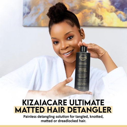 KizaiaCare Ultimate Matted Hair Detangler - Painless Solution for All Hair Types | Adults & Children