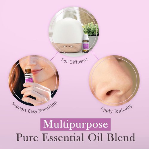 Pranarom - Organic Sinus Formula Essential Oil Blend for Wellness | Aromatherapy 15ml