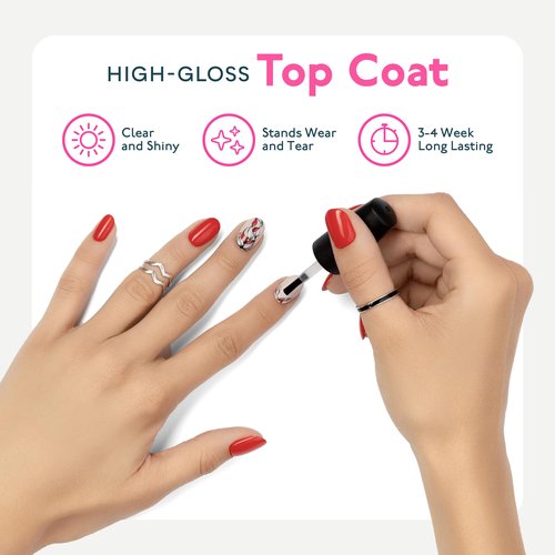 SUNUV Gel Nail Polish Kit with UV Light for Nails SUN2C 16 Colors Gel Polish Sets, Base and Top Coat with 8 PCS Manicure Tools Gift for Women