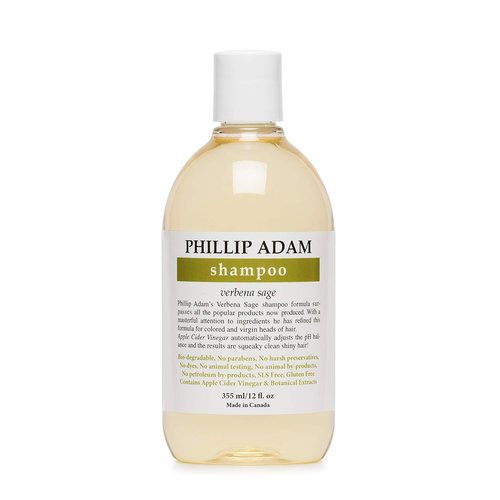 Phillip Adam Verbena Sage Shampoo - Sulfate & Paraben Free for Shiny Hair | 12 Fl Oz, All Hair Types