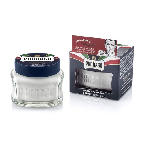Proraso Pre Shave Conditioning Cream - Aloe Vera & Vitamin E - Protects Dry Skin & Beard - 3.6oz