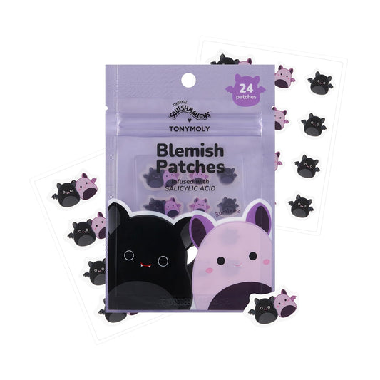 TONYMOLY Blemish Patches - Halloween Emily & Zumirez the Bat - Hydrocolloid Acne Treatment, 24 Count