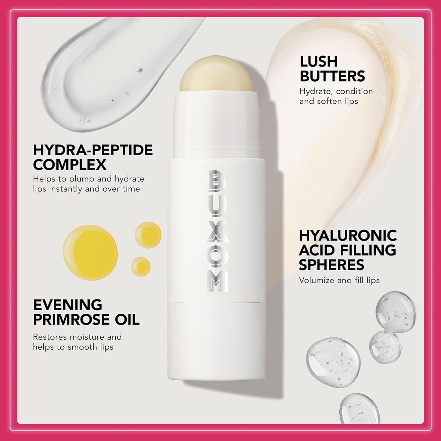 BUXOM Power-Full Plumping Lip Balm - Intense Hydration & Repair for Luscious Lips