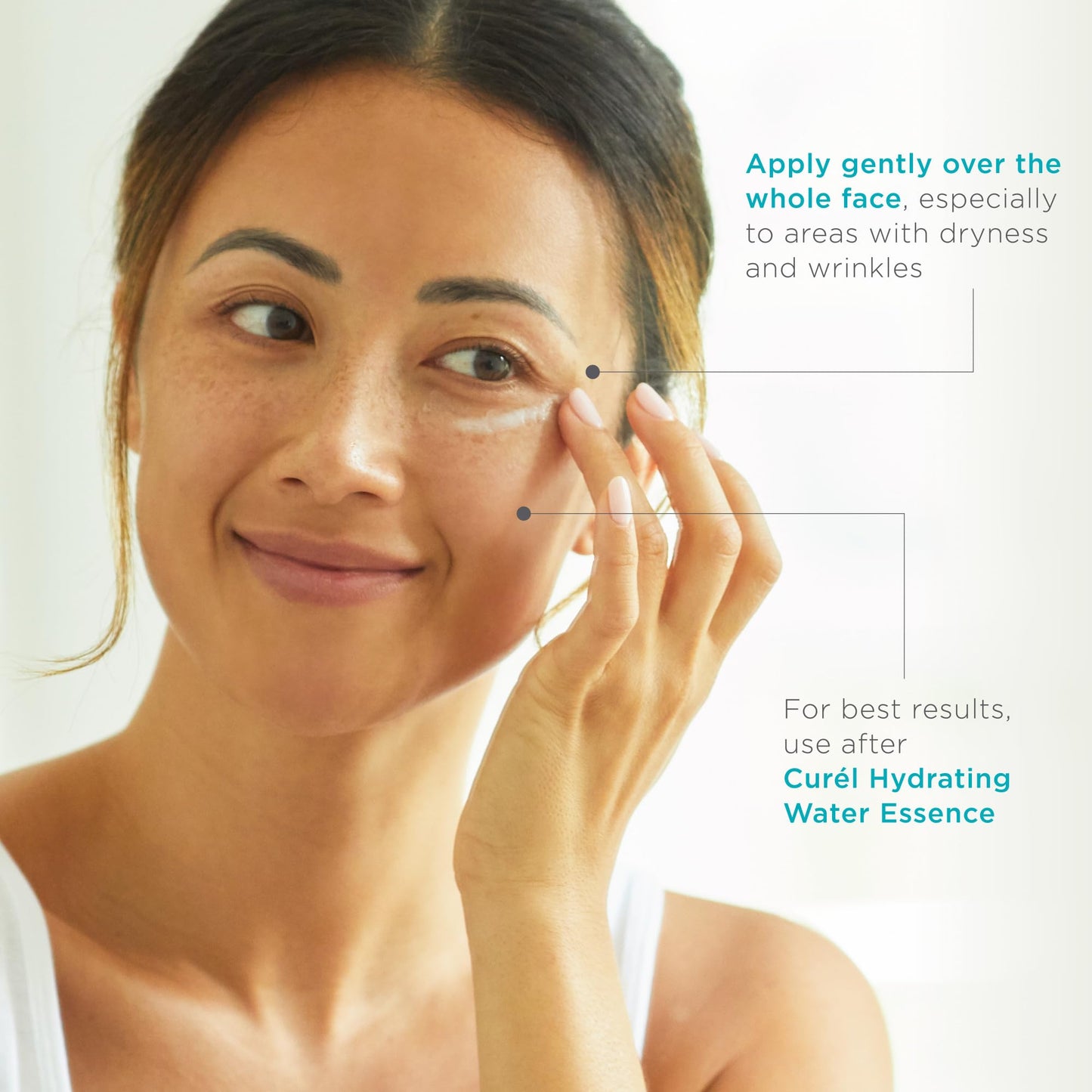 Curel Japanese Skin Care, Anti-Wrinkle Hydrating Serum, Lightweight Serum, Fragrance Free & Colorant Free, For Sensitive Skin, 1.3 Oz