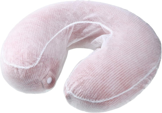 Tatuo Disposable Headrest Covers - 100 Non-Sticking Non-Woven U-Shaped Cradle Covers | 14.2 x 13 Inch, White