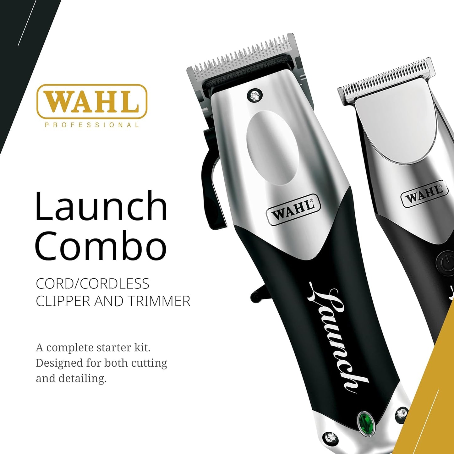 Wahl Professional Cordless Clipper & Trimmer Set - 6000 RPM Motor, USB-C Charging, 110-Minute Runtime