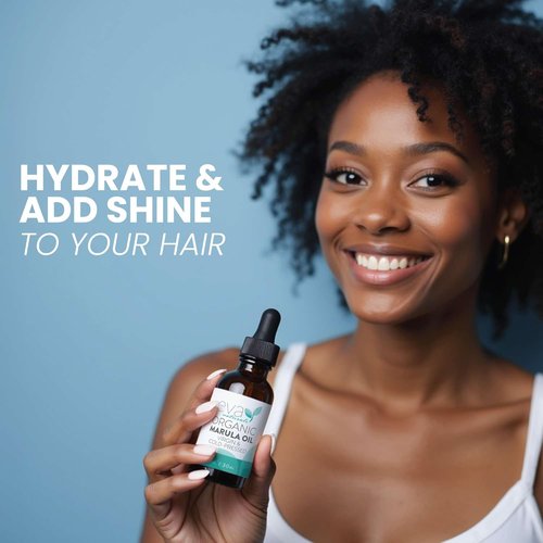 Eva Naturals Marula Oil - 100% Pure Cold Pressed Facial & Hair Serum - Lightweight Moisturizer for Aging Care - 1 Oz