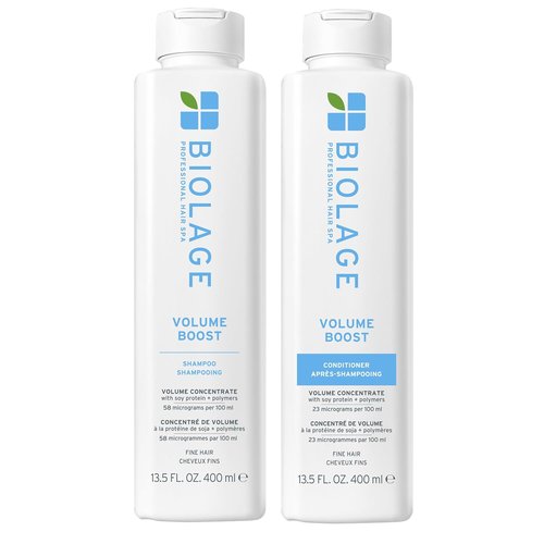 Biolage Volume Boost Shampoo & Conditioner Set - Lightweight Formula for Fine Hair | Paraben & Silicone-Free