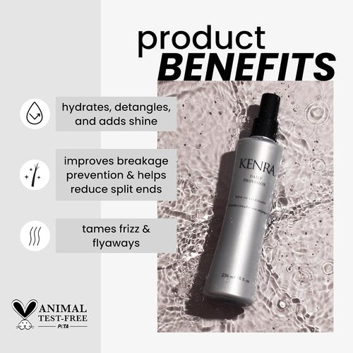 Kenra Professional Leave-In Conditioner - Hydrates, Detangles & Adds Shine | Frizz Control | 8 fl. Oz