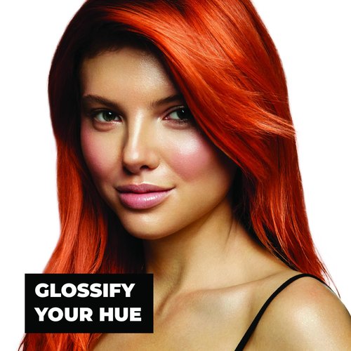 Keracolor High Shine Tinted Hair Gloss - Sheer Color-Enhancing In-Shower Treatment, Copper, 8 Fl Oz