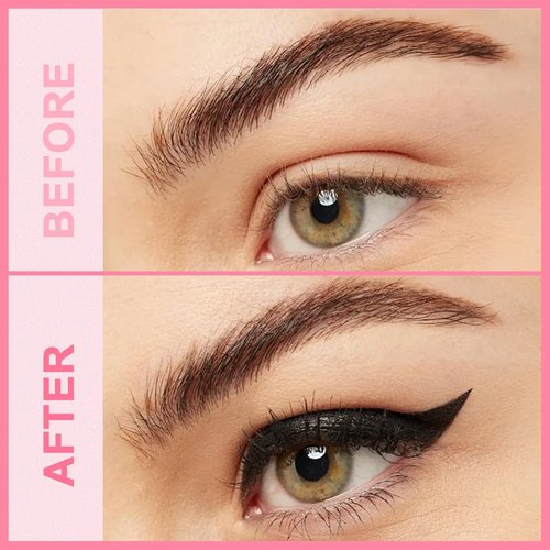 iMethod Liquid Eyeliner - Waterproof 2-in-1 Dual-Ended Liner with Precise Brush-Tip | Black Matte Finish, Long-Lasting, Smudge-Proof