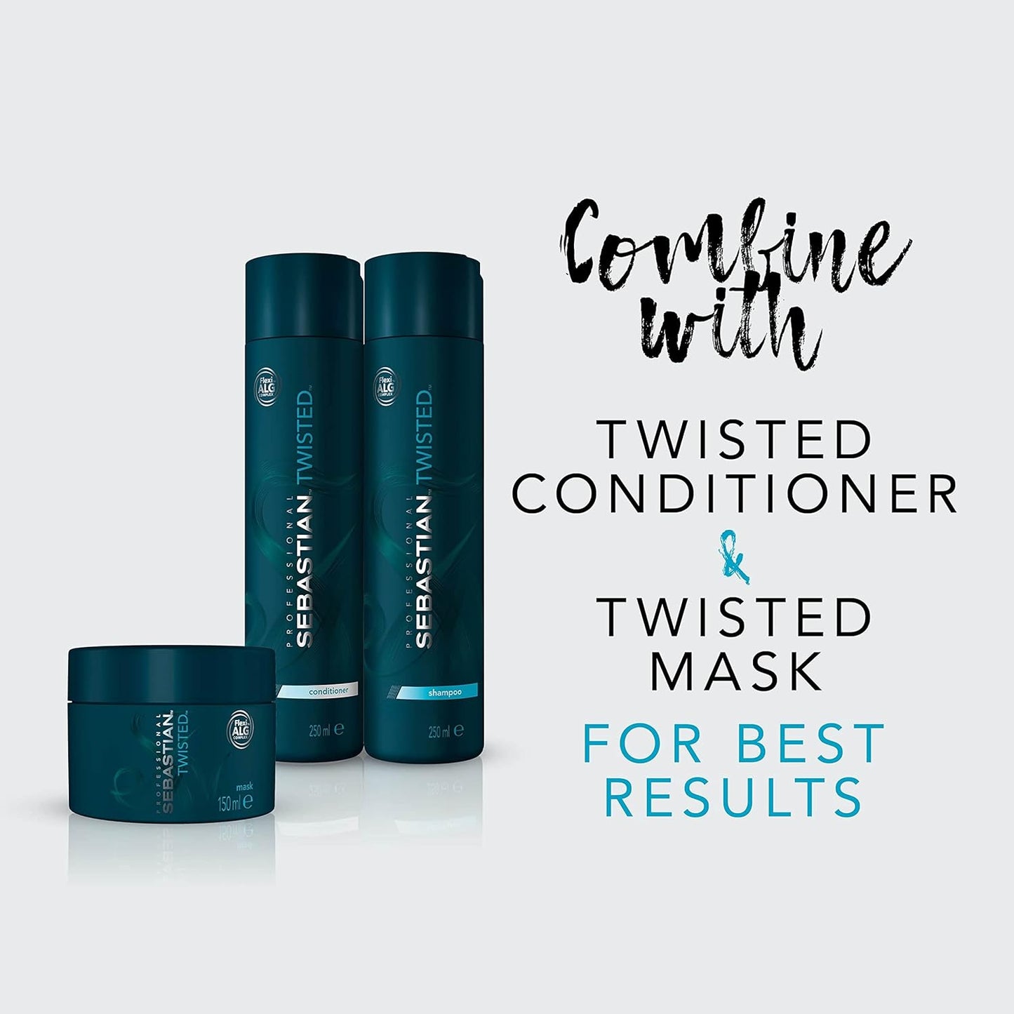 Sebastian Professional Twisted Elastic Curl Cleanser Shampoo & Conditioner - Frizz Control, 10.1 oz