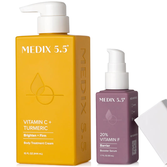 Medix 5.5 Vitamin C Anti-Aging Cream + 20% Vitamin F Anti-Aging Booster Serum