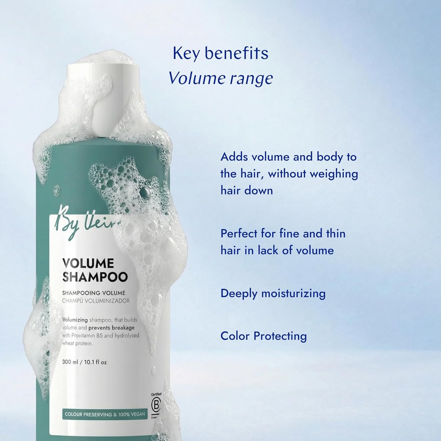 Skiennix Volume Shampoo - 10.1 Fl Oz | Builds Volume, Prevents Breakage & Color Preserving, Vegan