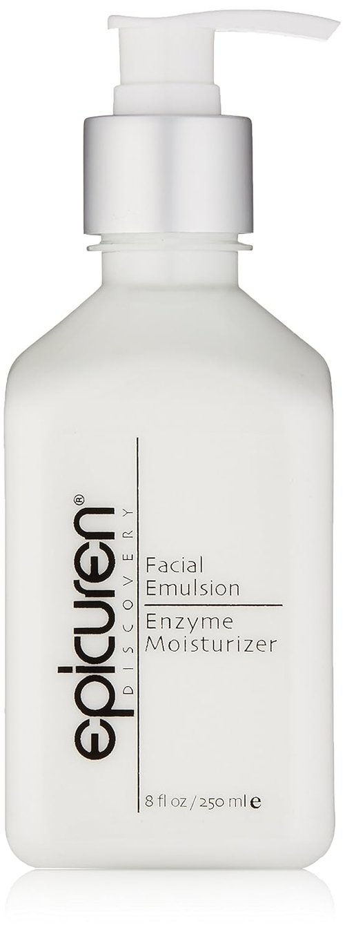 Epicuren Discovery Facial Emulsion - Hydrating Enzyme Moisturizer for Radiant Skin | 4 oz
