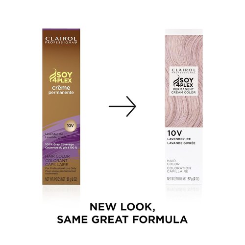 Clairol Professional Permanent Cream Hair Color - 100% Gray Coverage | Deep Conditioning in Blonde, Brown, Black & Red-Violet Shades