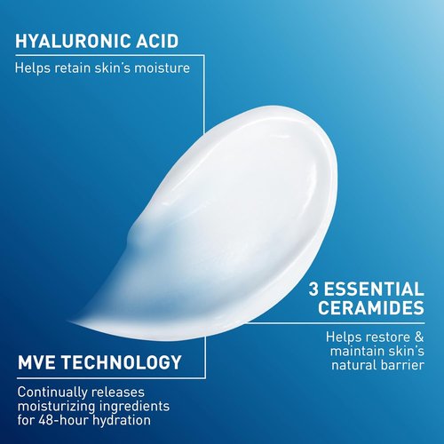 CeraVe Moisturizing Cream - Hydrating Face & Body Moisturizer for Normal to Dry Skin | 8 Fl Oz
