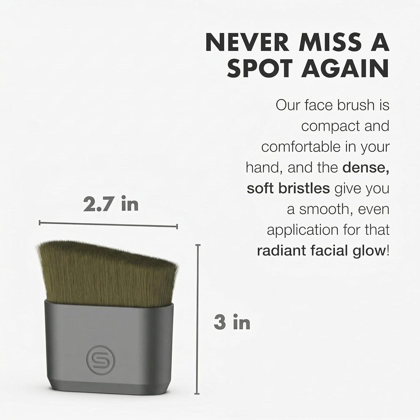 SONN Self Tanner Brushes - Kabuki Applicator for Body & Face | Perfect for Sunless Tanning & Makeup