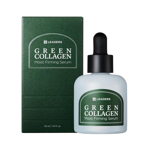 Leaders Green Collagen Serum - Vegan Anti-Aging Moisturizer for Firm Skin | 30ml