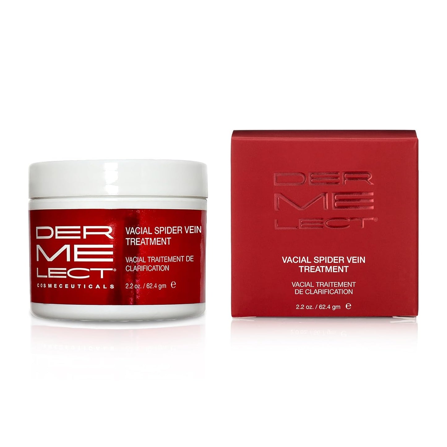 Dermelect Vacial Spider Vein Treatment Cream - Anti-Aging Formula with Vitamin K & Hyaluronic Acid | 2.2 oz