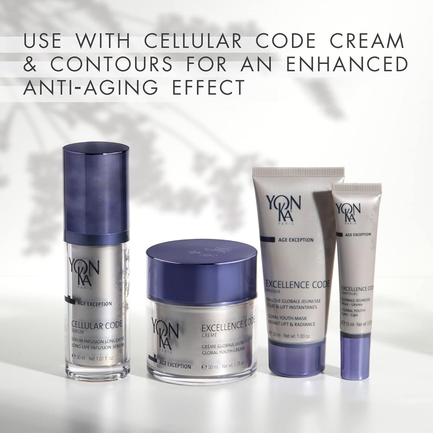 Yonka Cellular Code Serum - Anti-Aging Face Serum for Firm Skin & Reduced Wrinkles | Paraben-Free | 1.01 fl oz