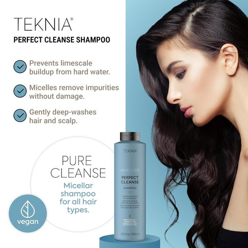 LAKMÉ Teknia Perfect Cleanse Shampoo - Deep Cleansing Clarifying Shampoo for Scalp & Hair