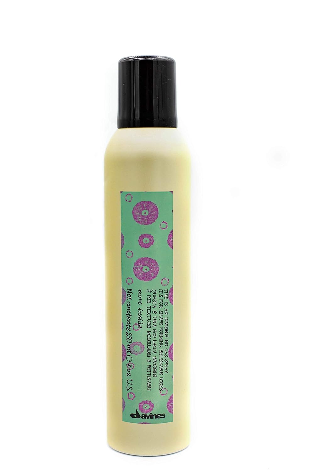 Davines Invisible No Gas Spray - Humidity-Resistant Non-Aerosol Hairspray for Flexible Hold | 8 Oz