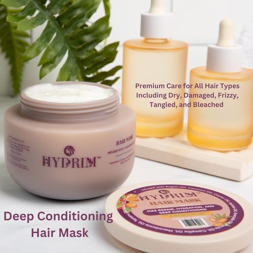 Botanical Max Hair Mask - Intense Hydrating Deep Conditioner for Damaged Hair | Infused with Argan Oil & 10 Nourishing Oils, 8.45 oz