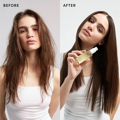 OUAI Hair Oil - Travel Size Heat Protectant for Frizz Control & Shine | Color Safe, 0.45 oz