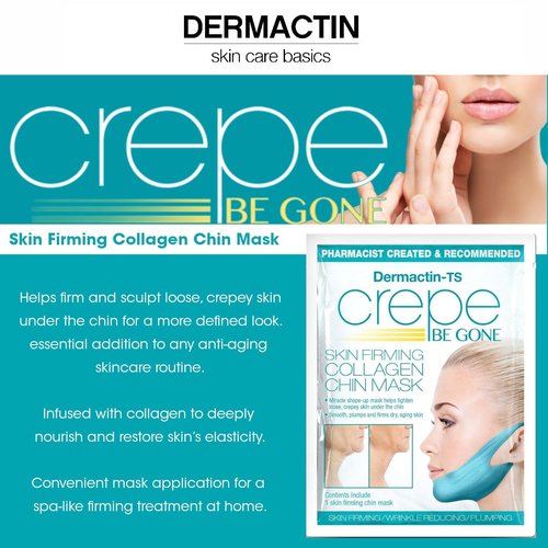 Dermactin-TS Collagen Chin Mask - Skin Firming Treatment in .35 Ounce Packette