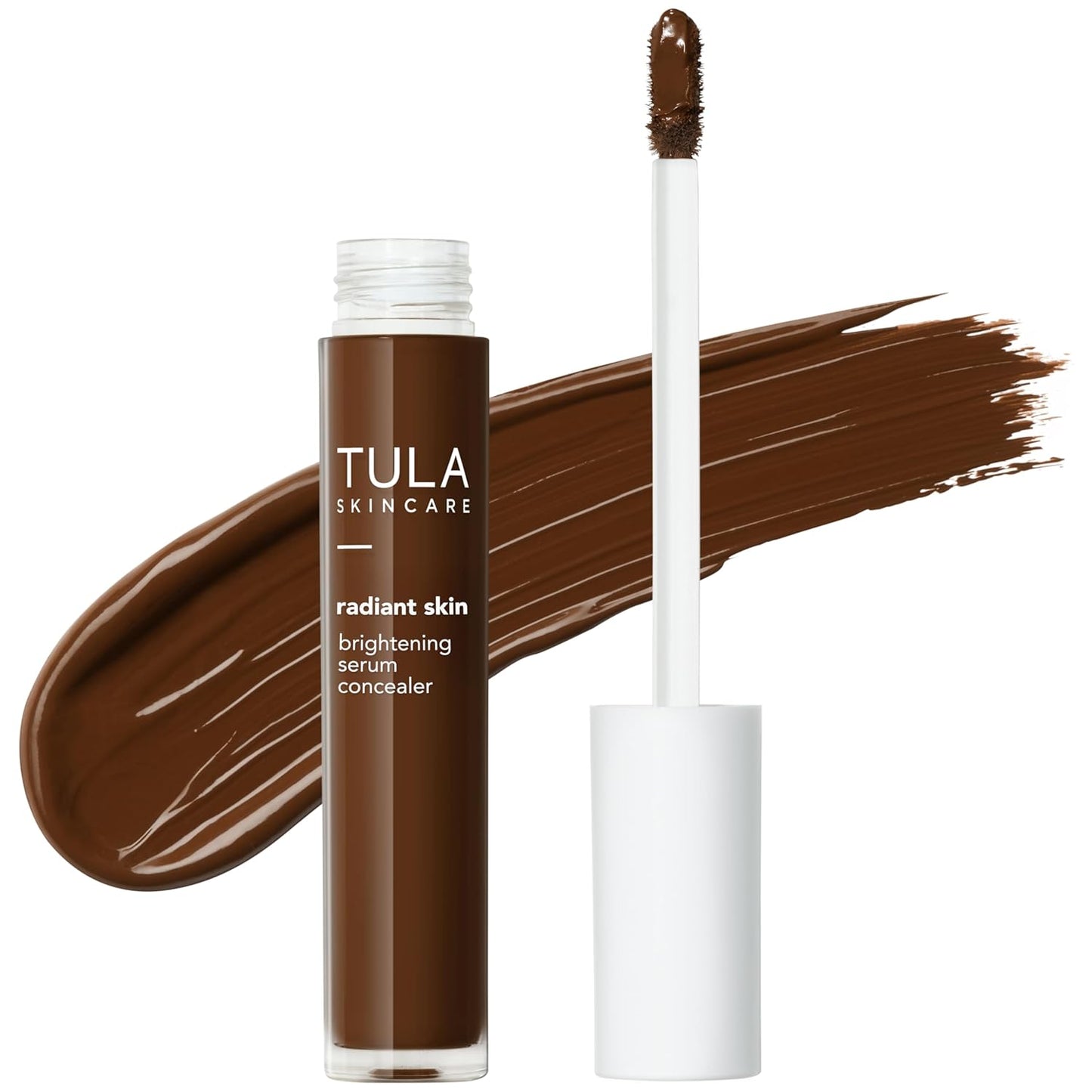 TULA Skin Care Radiant Skin Brightening Serum | Conceals Dark Circles & Discoloration, Longwearing, 0.18 fl oz